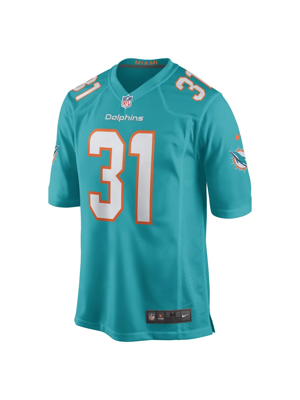 Miami Dolphins Raheem Mostert Nike Aqua Game Jersey