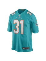 Miami Dolphins Raheem Mostert Nike Aqua Game Jersey