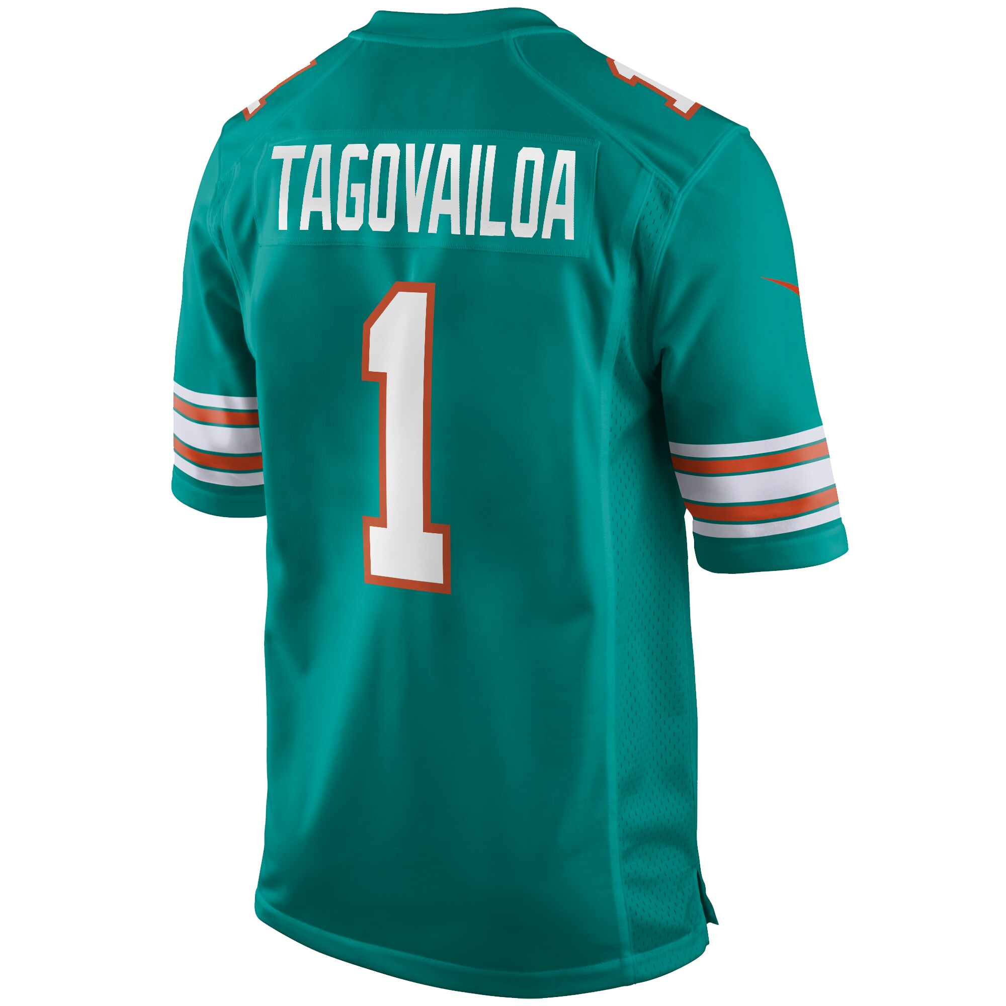 Miami Dolphins Tua Tagovailoa Nike Aqua Alternate Game Jersey
