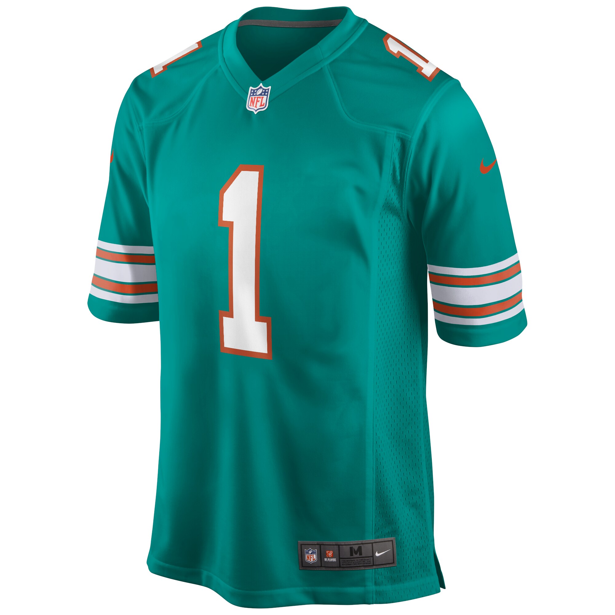 Miami Dolphins Tua Tagovailoa Nike Aqua Alternate Game Jersey