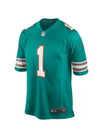 Miami Dolphins Tua Tagovailoa Nike Aqua Alternate Game Jersey