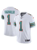 Miami Dolphins Tua Tagovailoa Nike White Second Alternate Game Jersey