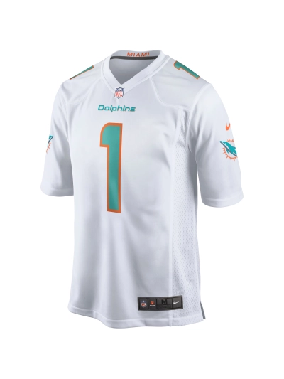 Miami Dolphins Tua Tagovailoa Nike White Stylish Game Jersey 02
