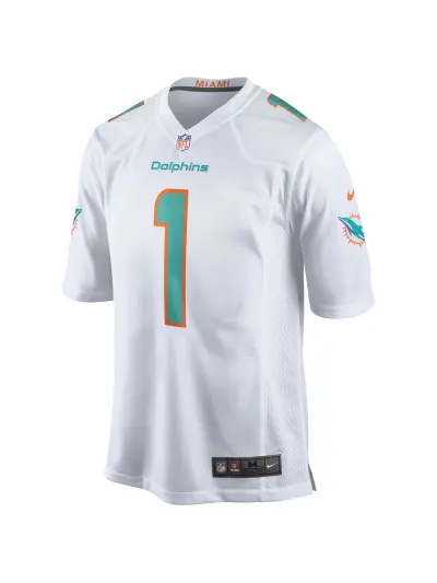 Miami Dolphins Tua Tagovailoa White Game Jersey 02