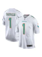 Miami Dolphins Tua Tagovailoa White Game Jersey