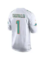 Miami Dolphins Tua Tagovailoa White Game Jersey