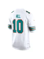 Miami Dolphins Tyreek Hill Nike White Alternate Game Jersey
