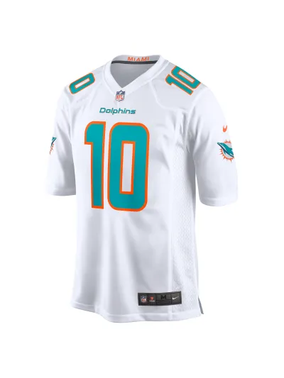 Miami Dolphins Tyreek Hill Nike White Game Jersey 02