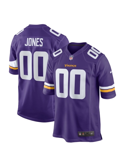 Minnesota Vikings Aaron Jones Nike Purple Player Jersey 01