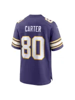 Minnesota Vikings Cris Carter Nike Purple Classic Retired Players Game Jersey