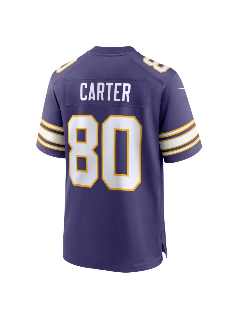 Minnesota Vikings Cris Carter Nike Purple Classic Retired Players Game Jersey