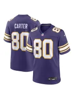 Minnesota Vikings Cris Carter Nike Purple Classic Retired Players Game Jersey