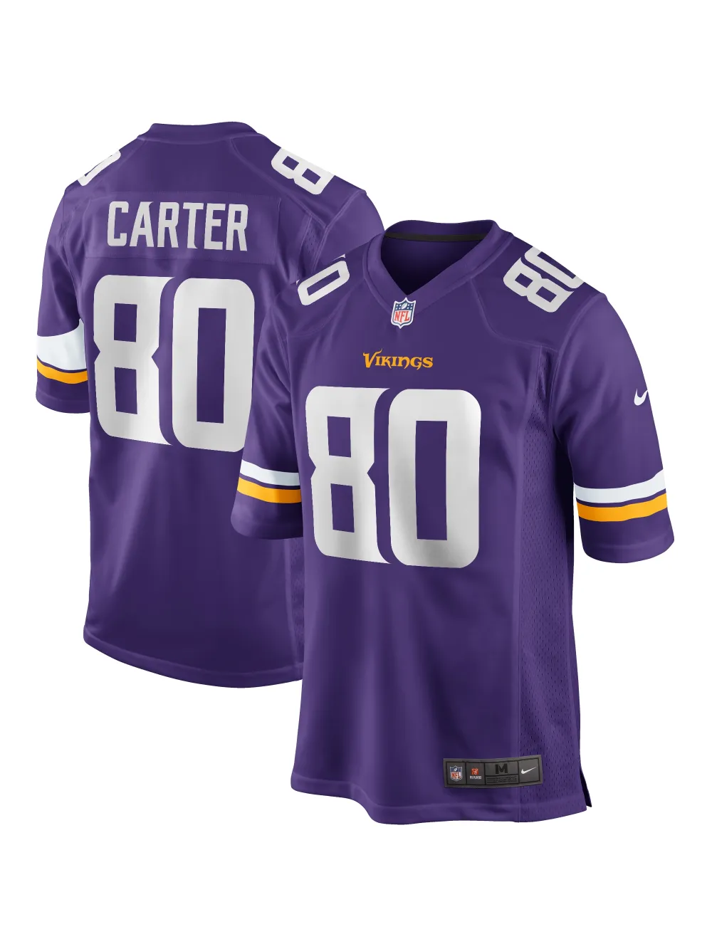 Minnesota Vikings Cris Carter Nike Purple Game Retired Jersey