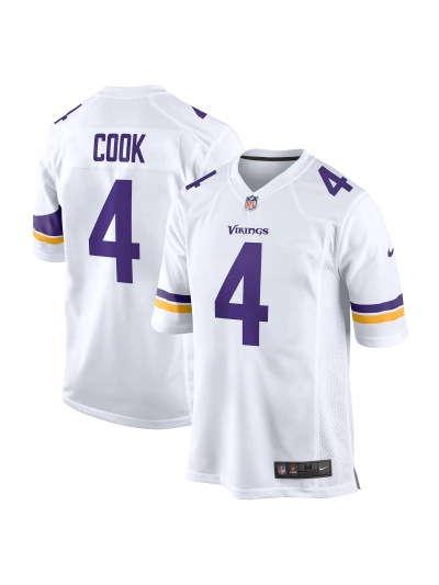 Minnesota Vikings Dalvin Cook Nike White Game Jersey 01