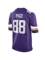 Minnesota Vikings Ellen Page Nike Purple Classic Retired Player Jersey