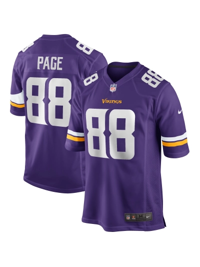 Minnesota Vikings Ellen Page Nike Purple Classic Retired Player Jersey 01