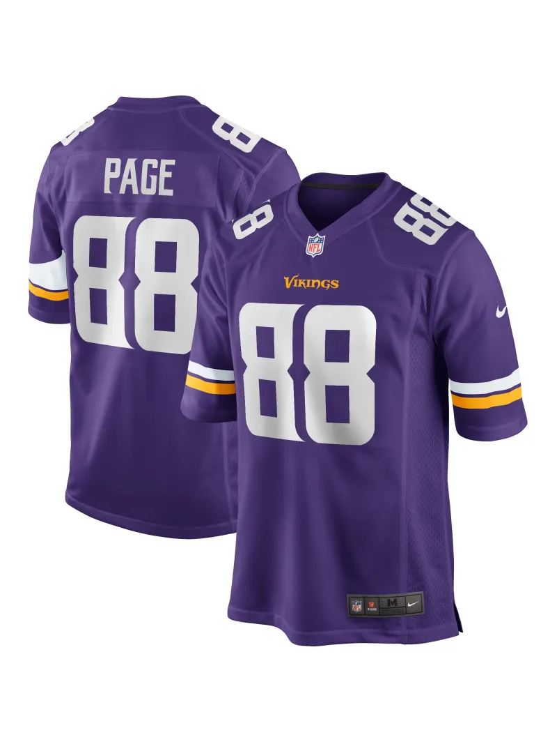 Minnesota Vikings Ellen Page Nike Purple Classic Retired Player Jersey