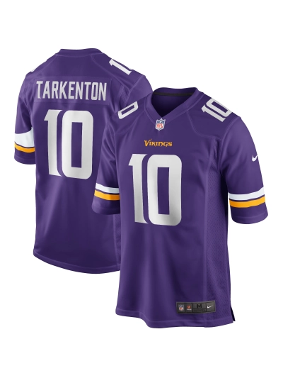Minnesota Vikings Fran Tarkenton Nike Purple Game Retired Player Jersey 01