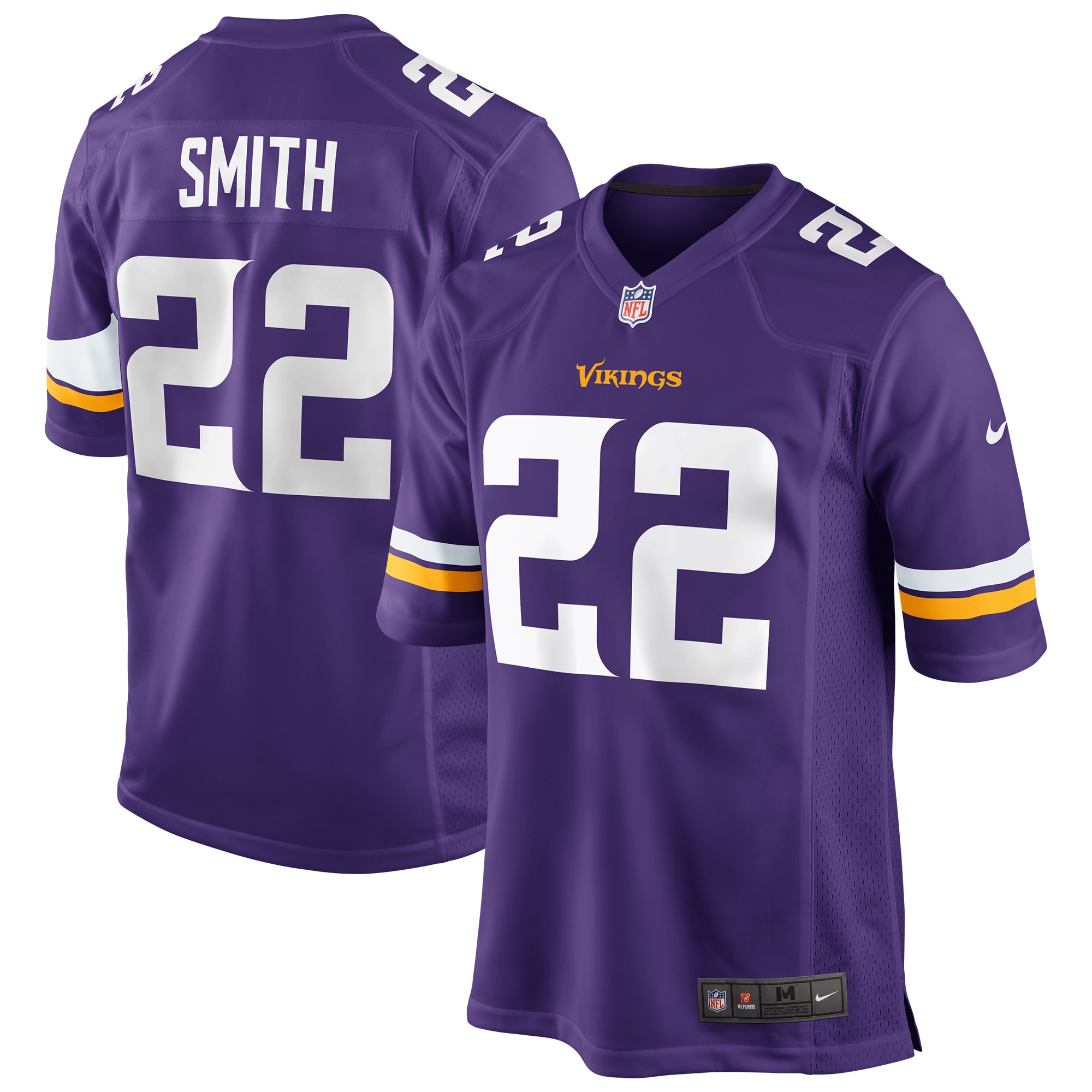Minnesota Vikings Harrison Smith Nike Purple Game Jersey