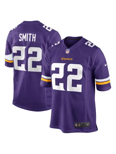 Minnesota Vikings Harrison Smith Nike Purple Game Jersey 01