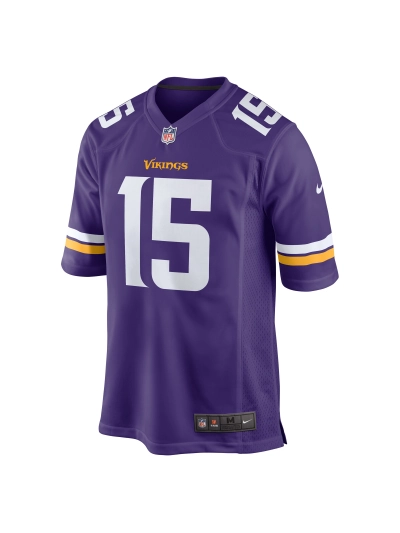Minnesota Vikings Joshua Dobbs Nike Purple Game Jersey 02