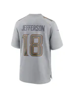 Minnesota Vikings Justin Jefferson Nike Gray Stylish Game Jersey