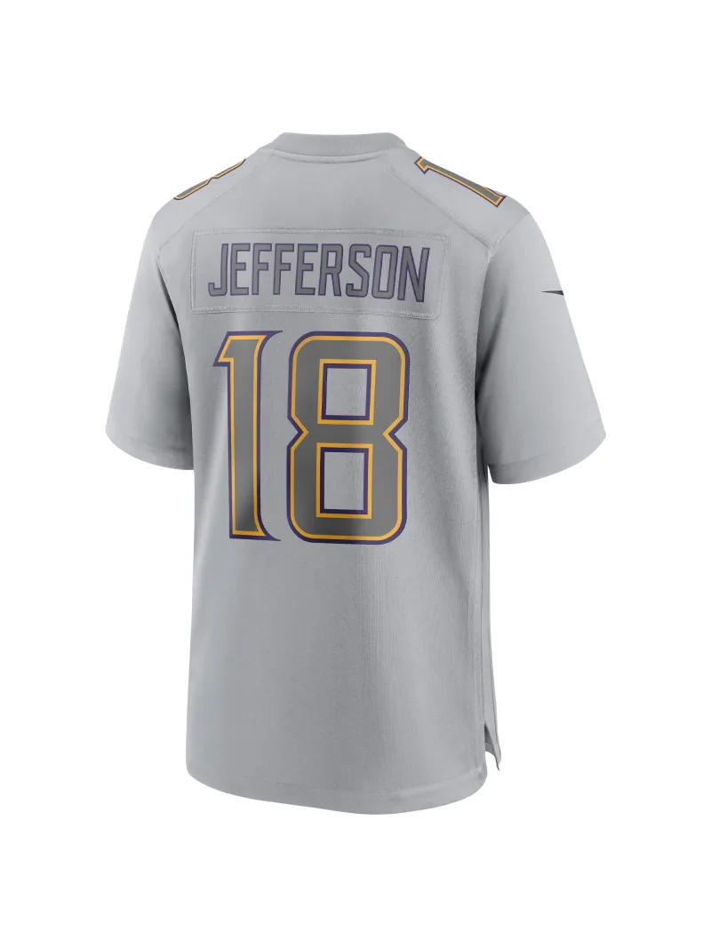 Minnesota Vikings Justin Jefferson Nike Gray Stylish Game Jersey