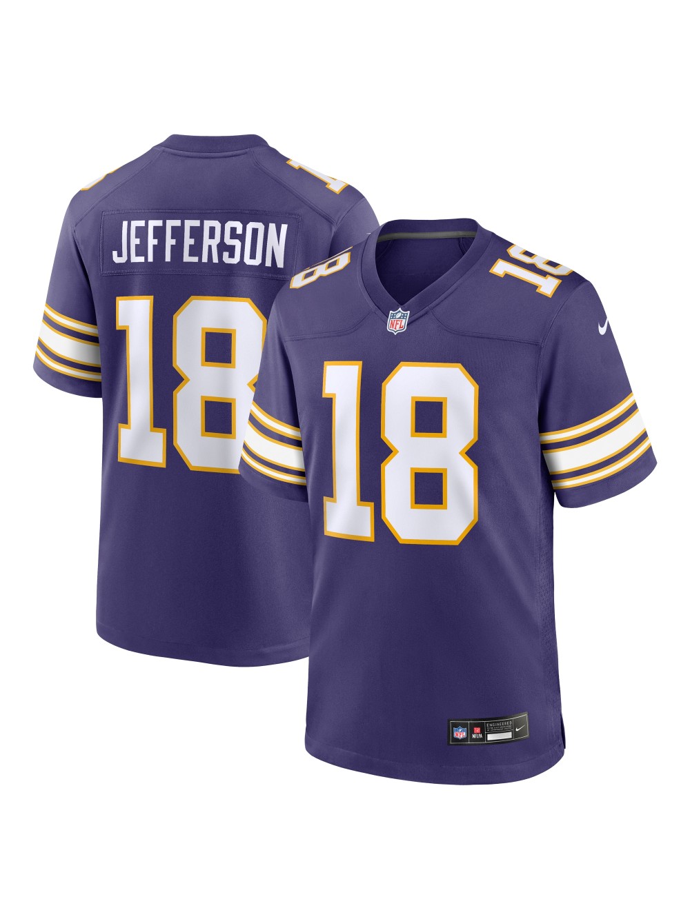Minnesota Vikings Justin Jefferson Nike Purple Classic Legends Jersey