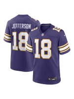 Minnesota Vikings Justin Jefferson Nike Purple Classic Legends Jersey