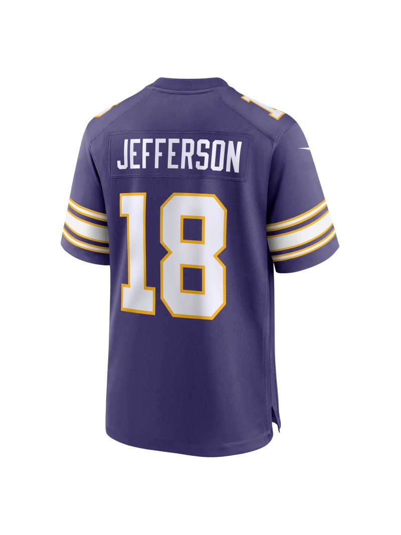 Minnesota Vikings Justin Jefferson Nike Purple Classic Legends Jersey