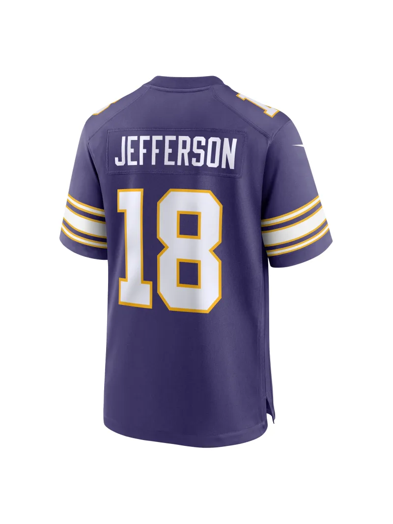 Minnesota Vikings Justin Jefferson Nike Purple Classic Legends Jersey