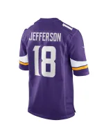 Minnesota Vikings Justin Jefferson Nike Purple Players Game Jersey