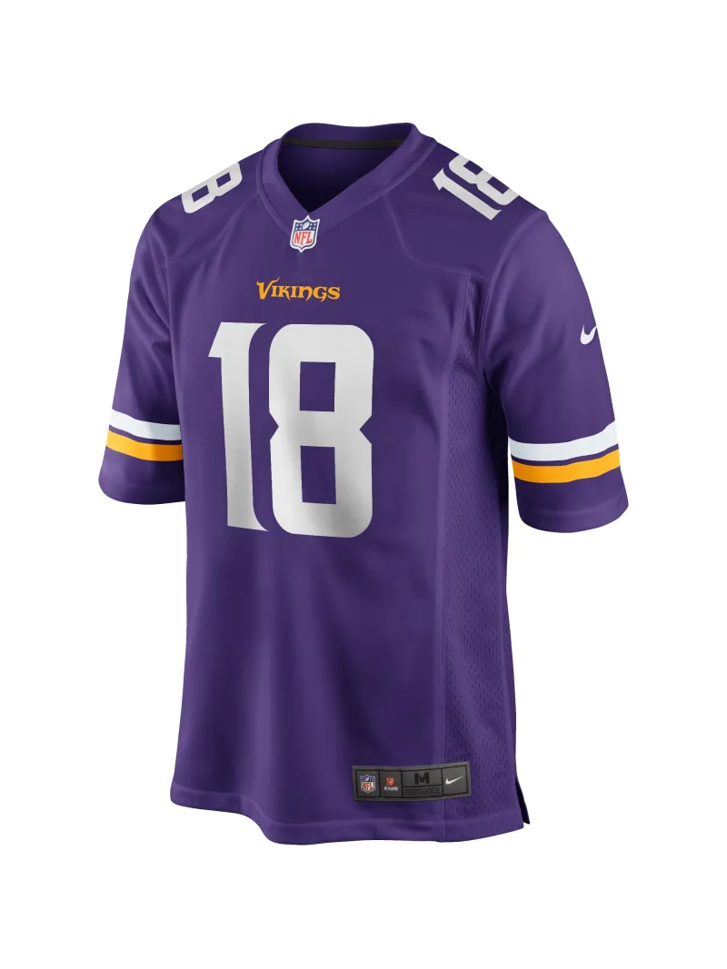 Minnesota Vikings Justin Jefferson Nike Purple Players Game Jersey