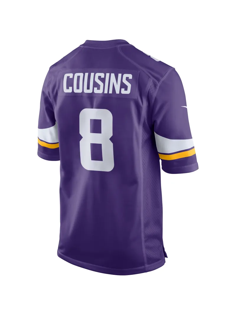 Minnesota Vikings Kirk Cousins Nike Purple Game Jersey