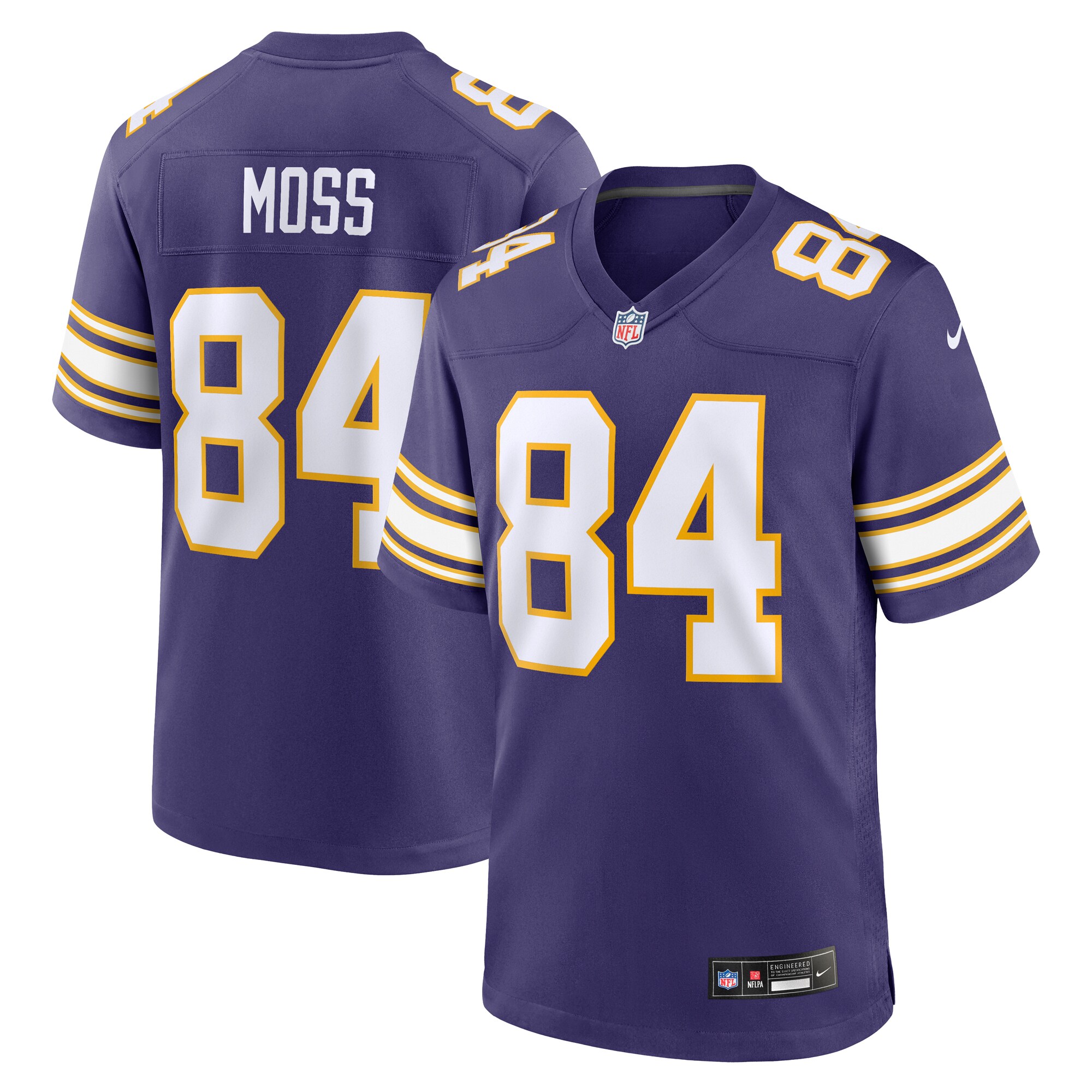 Minnesota Vikings Randy Moss Nike Purple Classic Retired Players Game Jersey