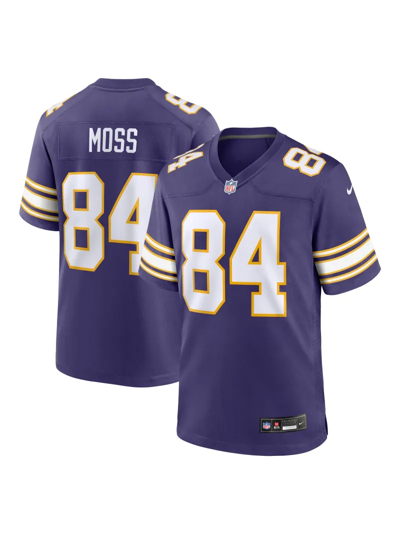 Minnesota Vikings Randy Moss Nike Purple Classic Retired Players Game Jersey