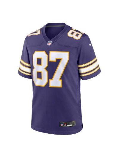 Minnesota Vikings TJ Hockenson Nike Purple Classic Players Game Jersey 02
