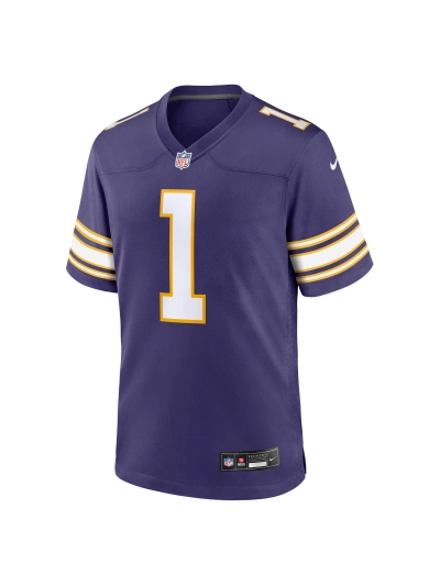 Minnesota Vikings Warren Moon Nike Purple Classic Retired Players Game Jersey 02
