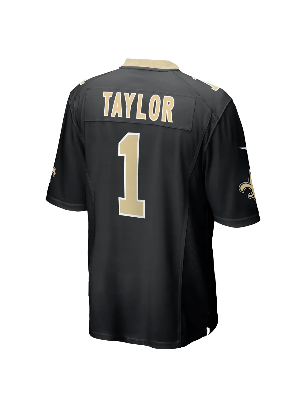 New Orleans Saints Alontae Taylor Nike Black Team Game Jersey