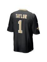 New Orleans Saints Alontae Taylor Nike Black Team Game Jersey