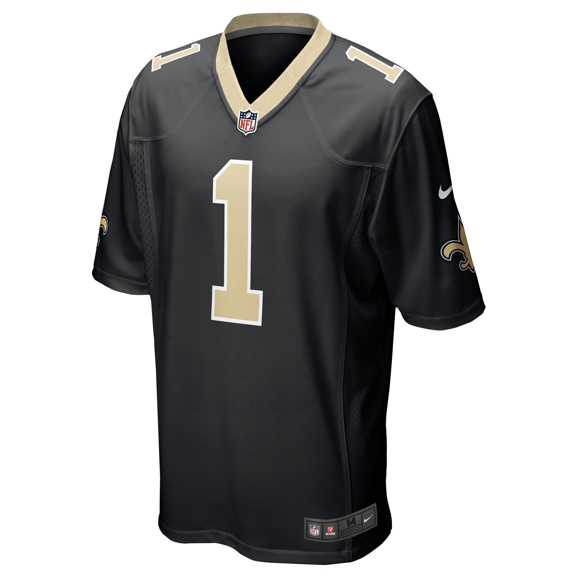 New Orleans Saints Alontae Taylor Nike Black Team Game Jersey