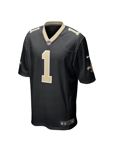 New Orleans Saints Alontae Taylor Nike Black Team Game Jersey 02