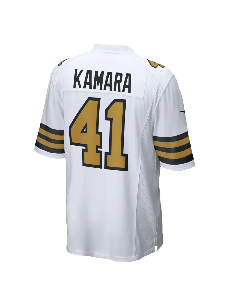 New Orleans Saints Alvin Kamara Nike White Alternate Game Jersey