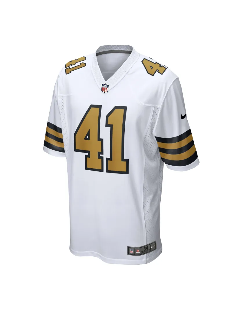 New Orleans Saints Alvin Kamara Nike White Alternate Game Jersey