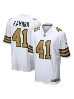 New Orleans Saints Alvin Kamara Nike White Alternate Game Jersey