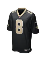 New Orleans Saints Archie Manning Nike Black Game Retired Player Jersey