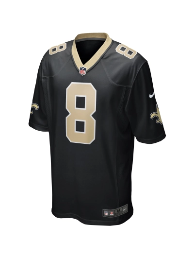New Orleans Saints Archie Manning Nike Black Game Retired Player Jersey 02