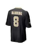 New Orleans Saints Archie Manning Nike Black Retired Players Game Jersey