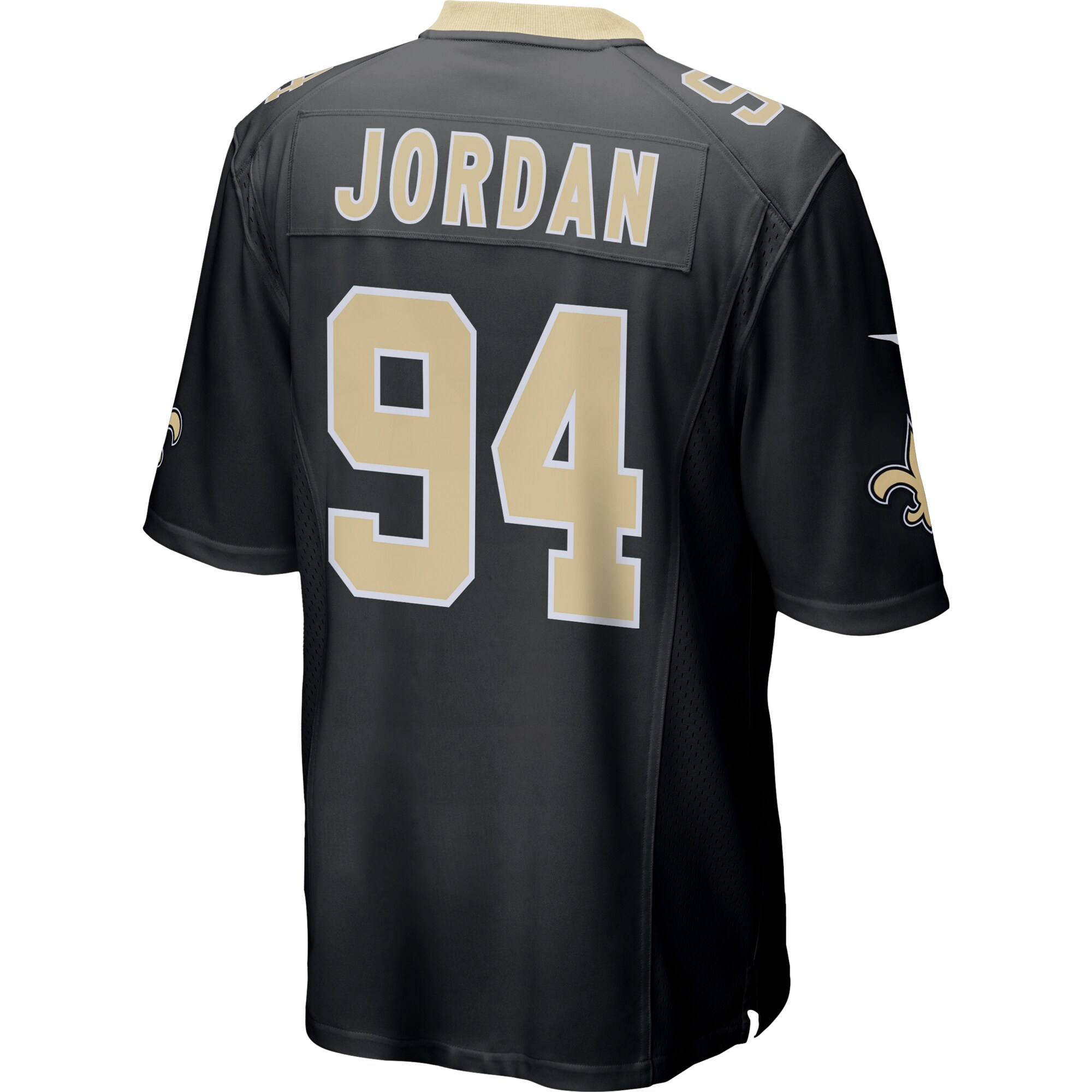 New Orleans Saints Cameron Jordan Nike Black Game Jersey