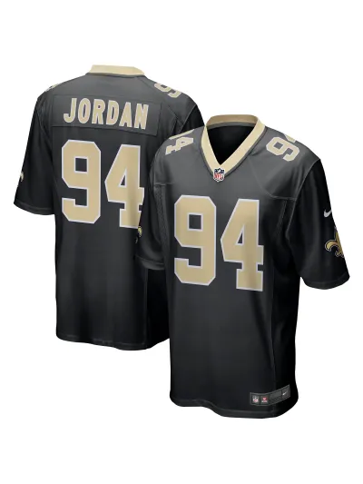 New Orleans Saints Cameron Jordan Nike Black Game Jersey 01